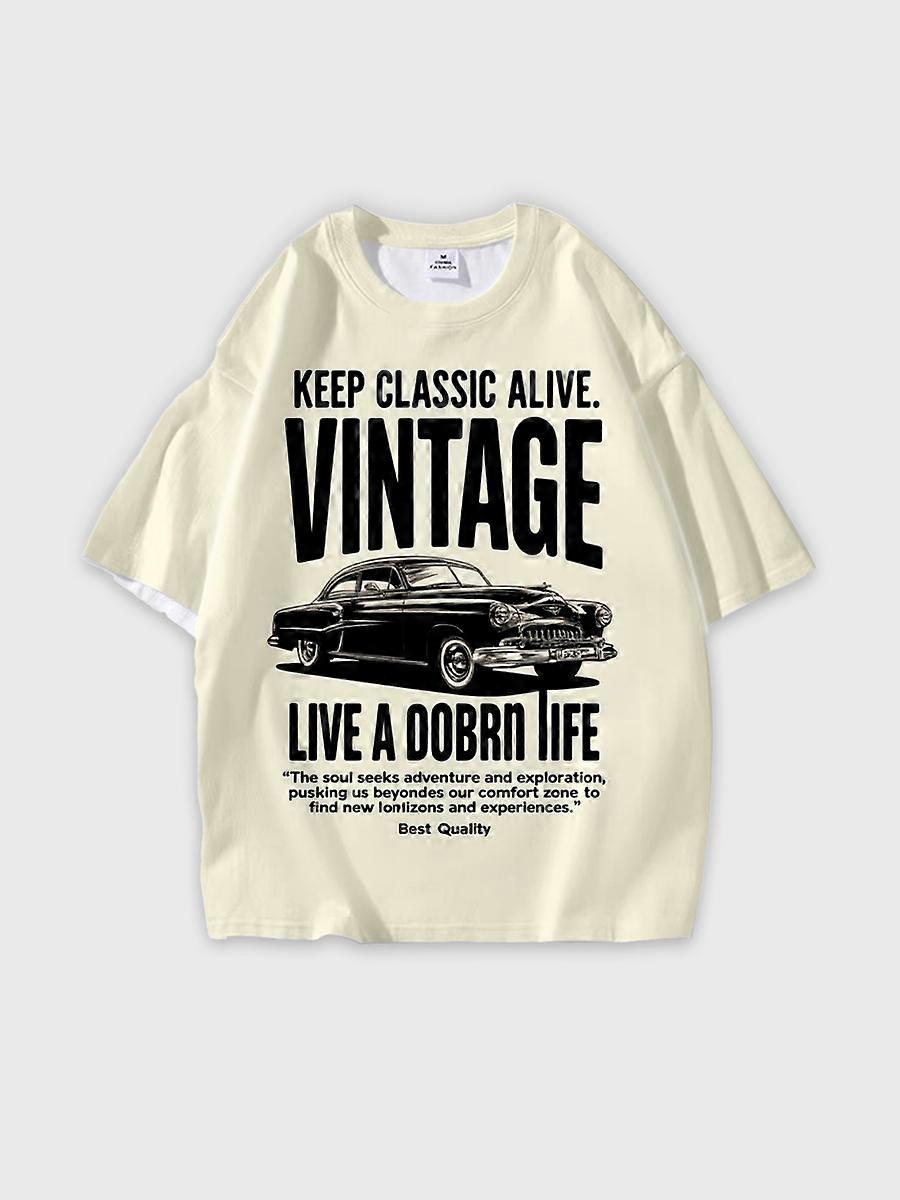 T-shirt round neck Pattern loose short sleeve JW1720