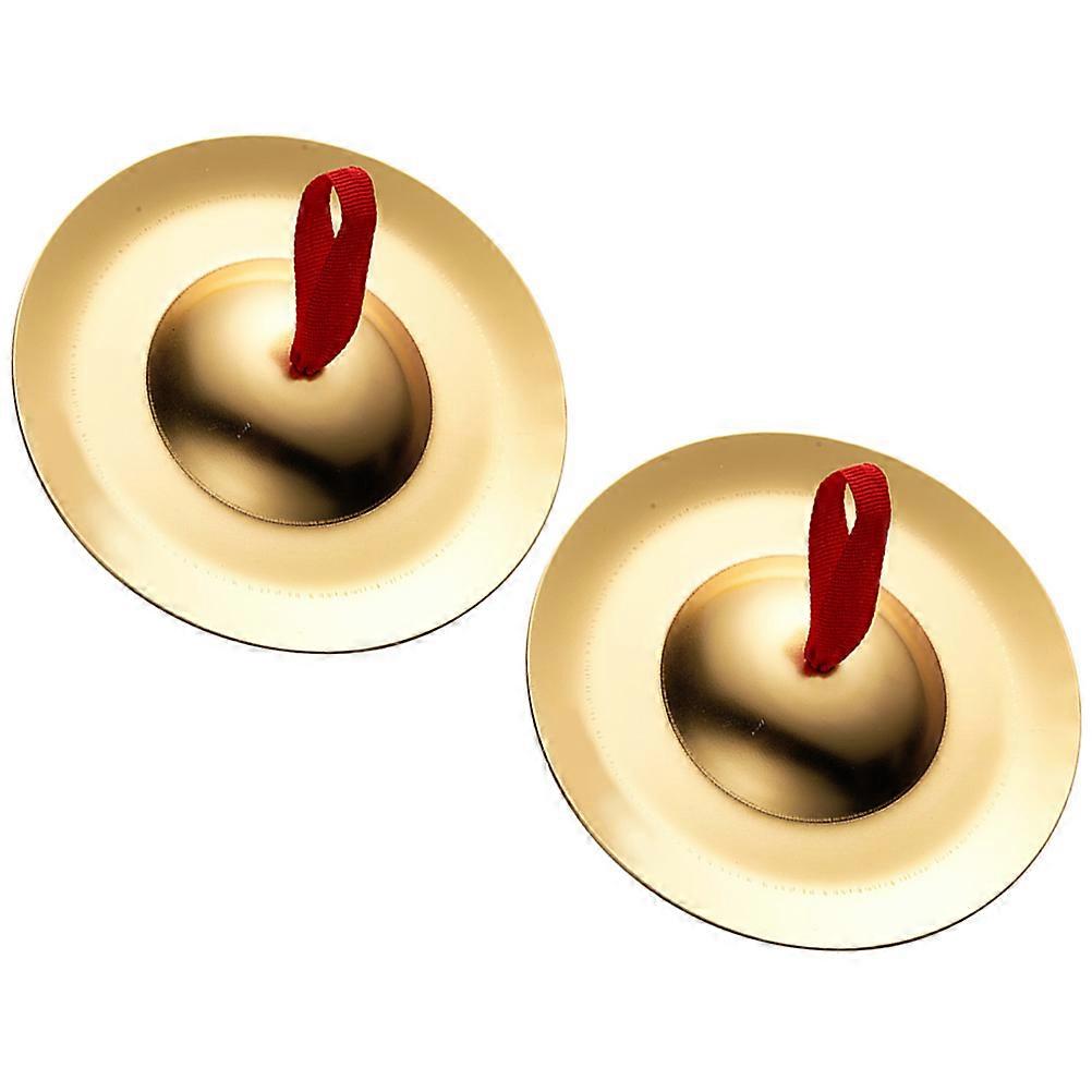 Belly Dancing Finger Cymbals Durable Hand Cymbals with Crisp Sound for Music Education, Dance Parties & Entertainment Activities