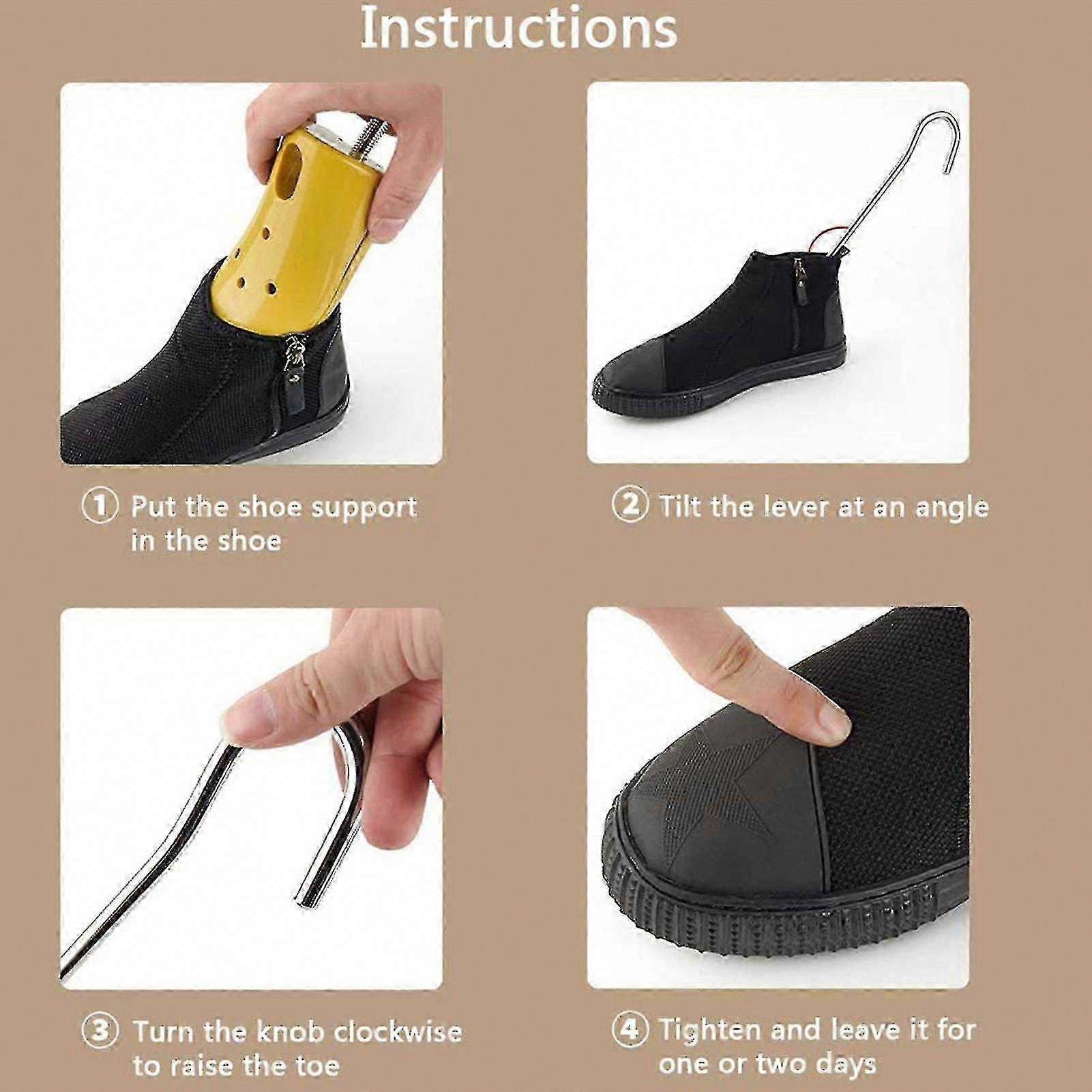 Shoe Stretcher Adjustable Rust-proof Metal Professional Boot Stretcher for Home Use