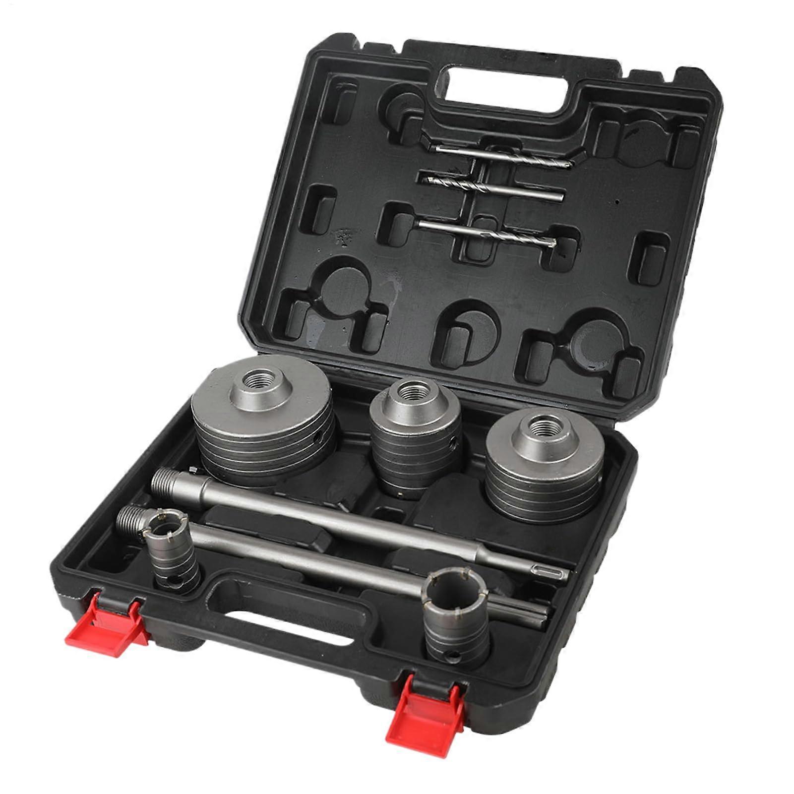 Metal Hole Saw Set | Universal Concrete Drill Bit Kit, Durable Boring Tools for Installation and Home Maintenance