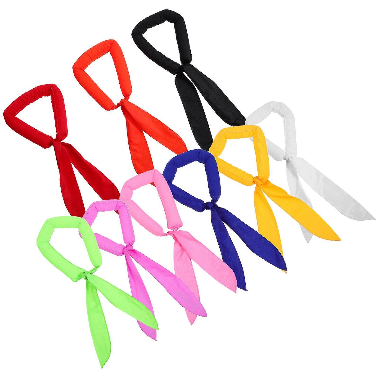 Quick Dry Sports Towel for Outdoor Use Made of Cotton in Assorted Colors with 9 Pieces