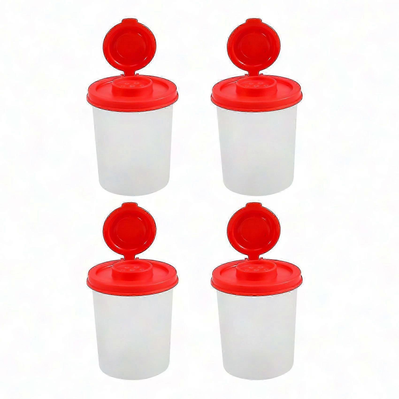 4pcs airtight salt pepper shakers moisture proof
