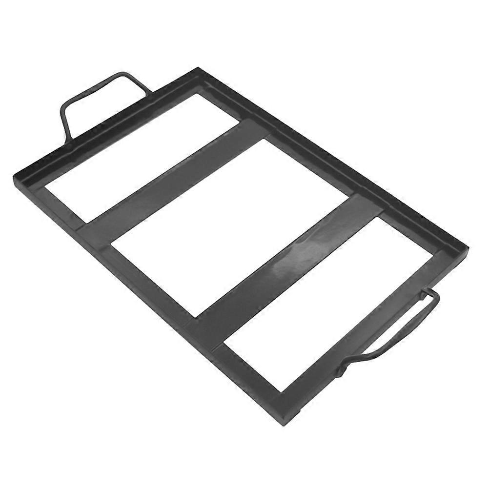 Enamel Salt Plate Rack for Barbecue Perfect for Storage Use and Camping Picnic 1pc