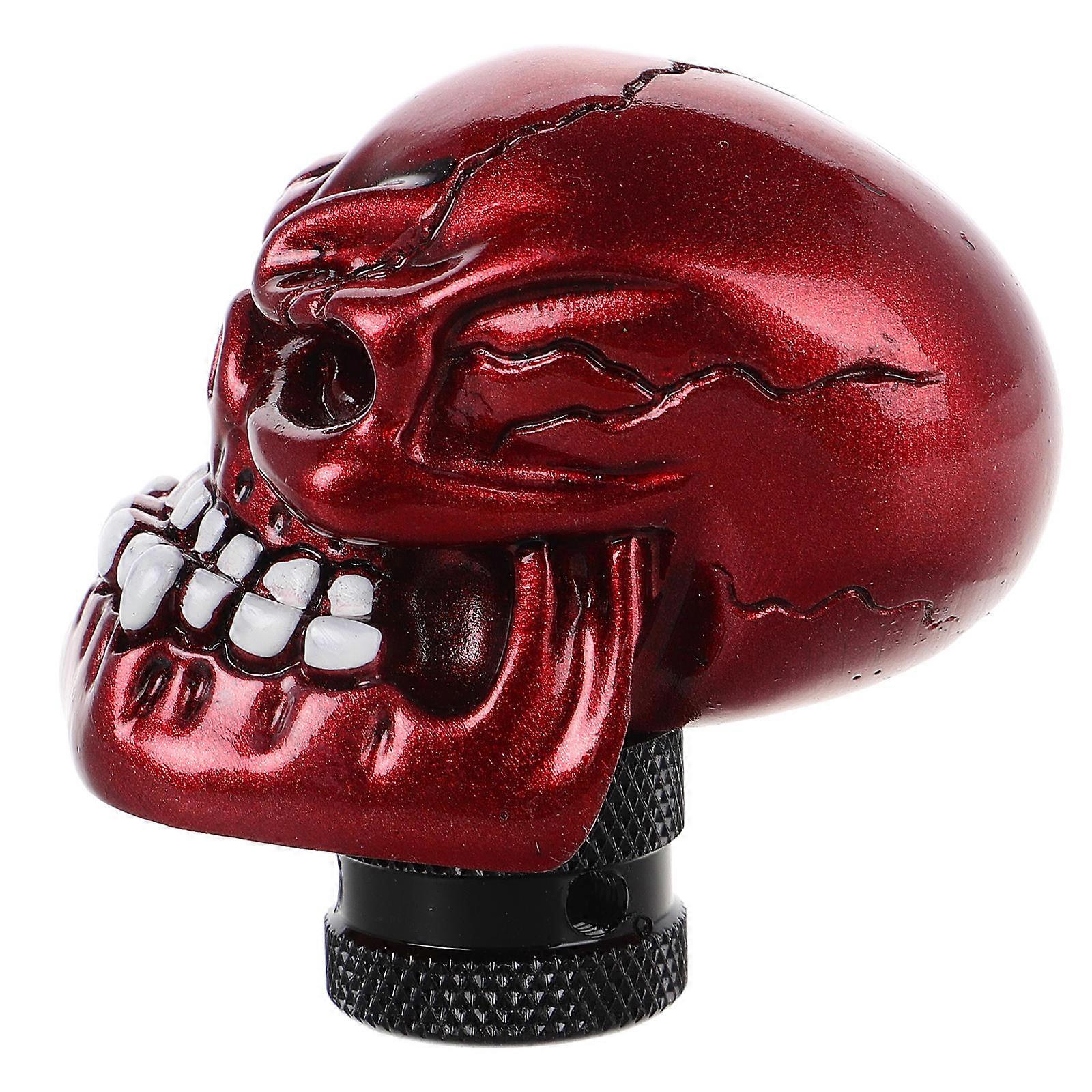 Gear Shift Knob For Manual Universal Knob Enhances Driving Fun Skull Shape 1Pcs