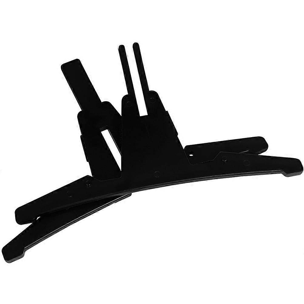 Detachable Portable Musical Instrument Stand Clarinet Support Display 4-Leg Structure Black 20.5x13x1.2cm 1Pack