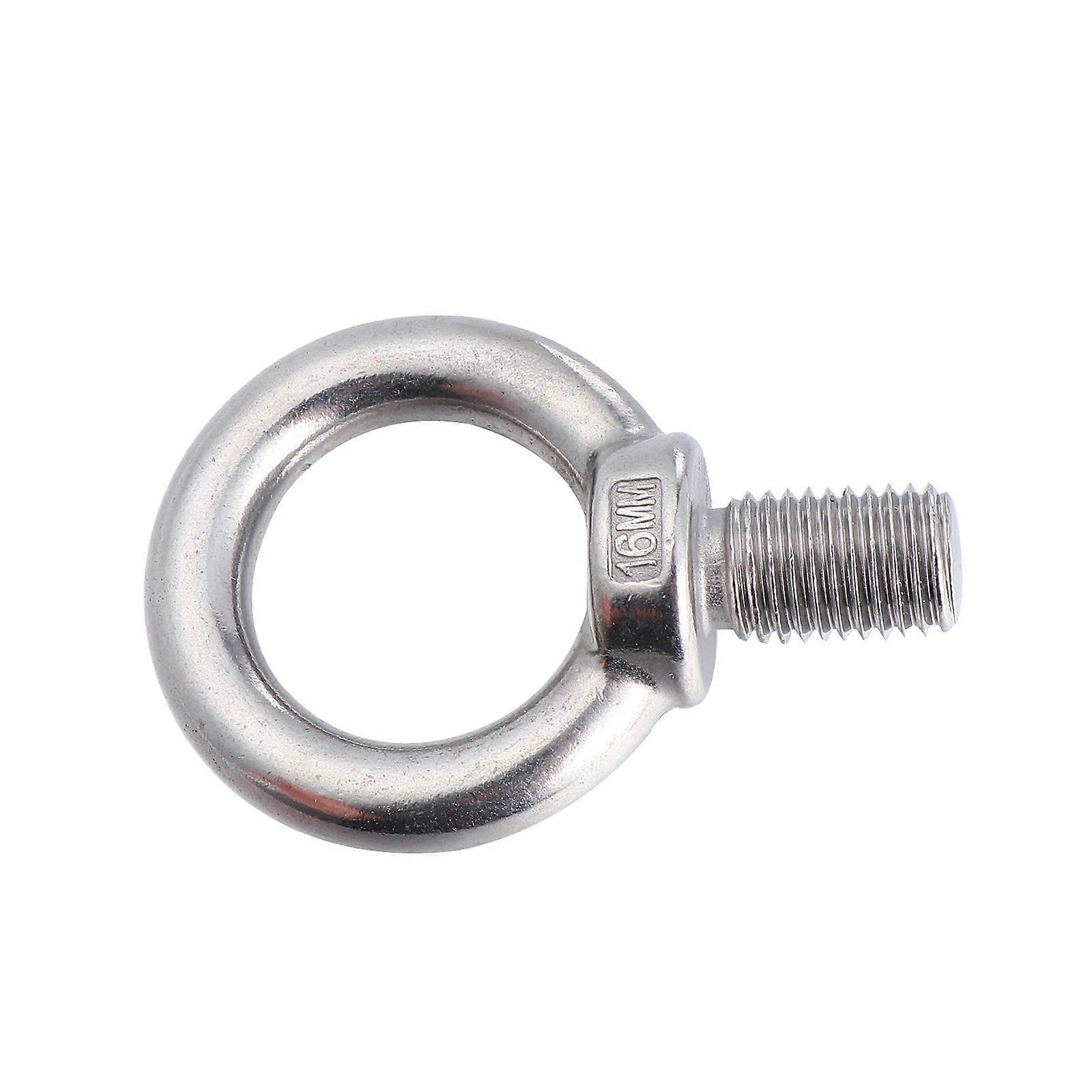 Eyelet Screws Heavy Duty Lifting Eye Bolt Stainless Steel Construction Sites General Users Corrosion Resistant 3.14X2.16X0.98Inch 1Set