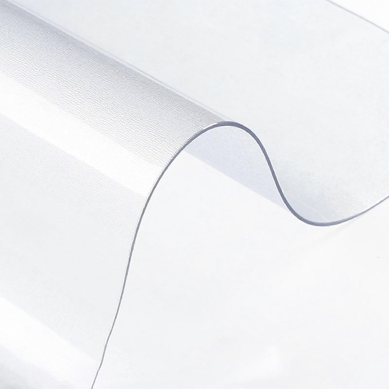 Matt Desk Mat 30240cm, Large PVC Table Protector, Crystal Clear Transparent Table Cover (70cm x 140cm)