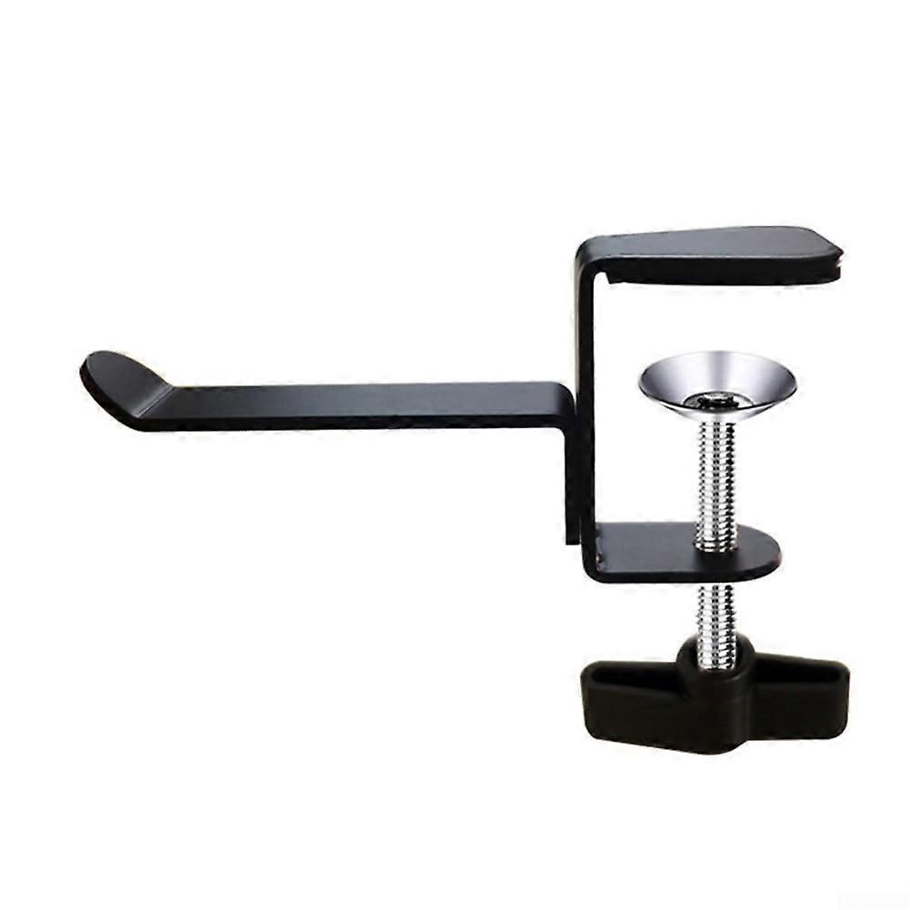 Headphone storage solution, sturdy metal clamp, compatible with desktops (1)