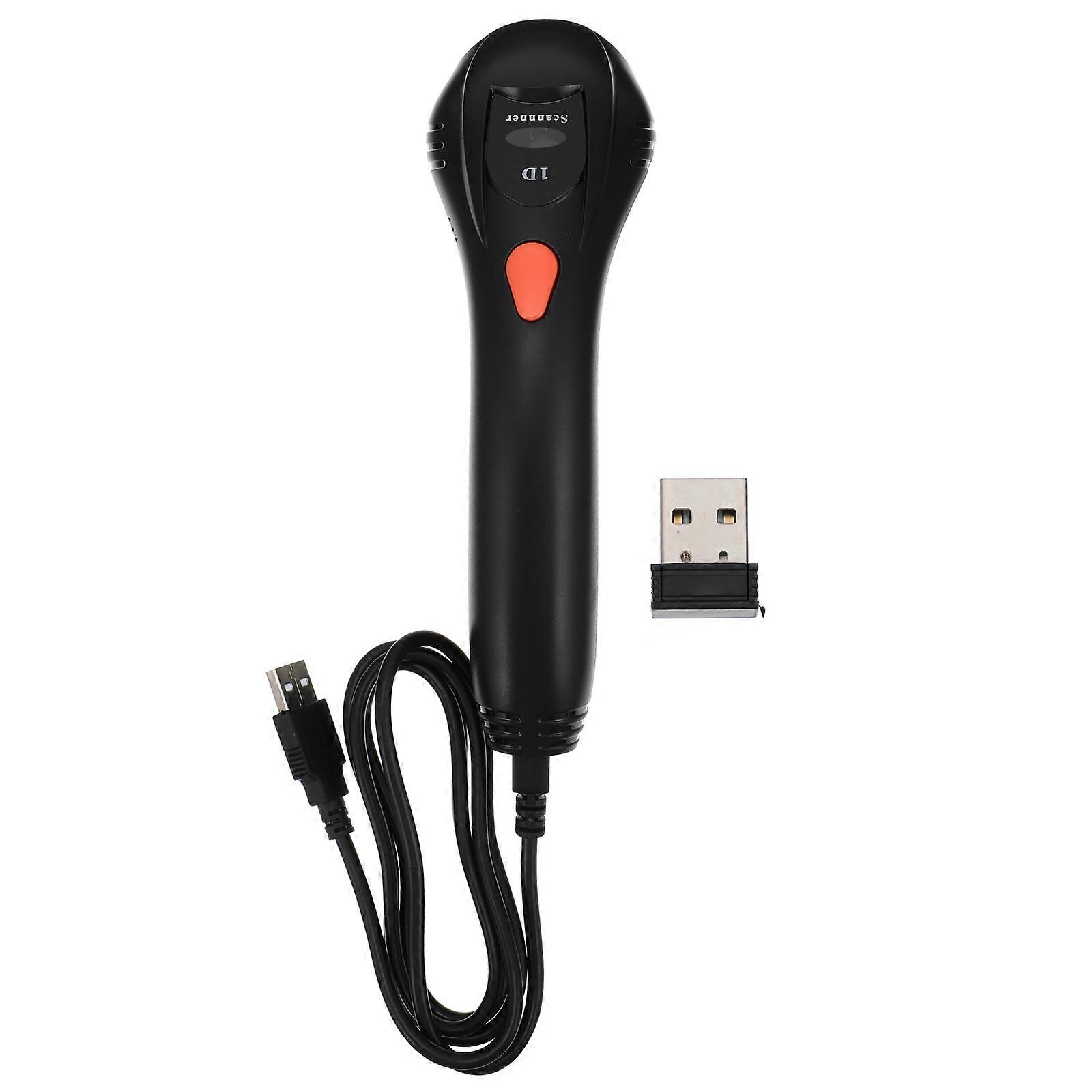 Portable Barcode Reader Accessory For Business Users 21.00X6.80X5.50CM Black Suitable For Chain Stores 1 Set