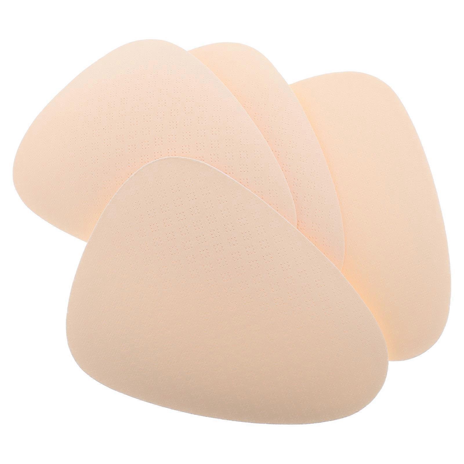 Butt Pad Inserts for Women Made from Durable Chinlon Material Beige Enhances Natural Shape 4 Pieces