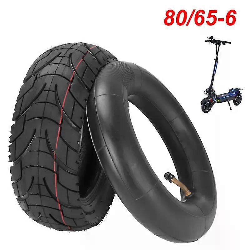 Fullstorlek 10x3 väg- och terrängdäck 10 tums profil 80/65-6.5 Däck passar 6" Tube Fälg för Zero 10 & 10X VSETT 10+ Kaabo Mantis 10