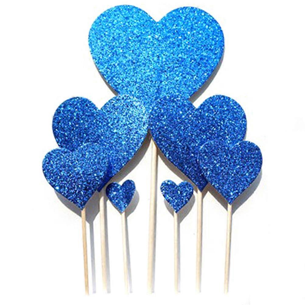 عيد الحب اختيارات كب كيك مع شكل قلب لحفلة الشاي واستحمام الطفل 7 قطع