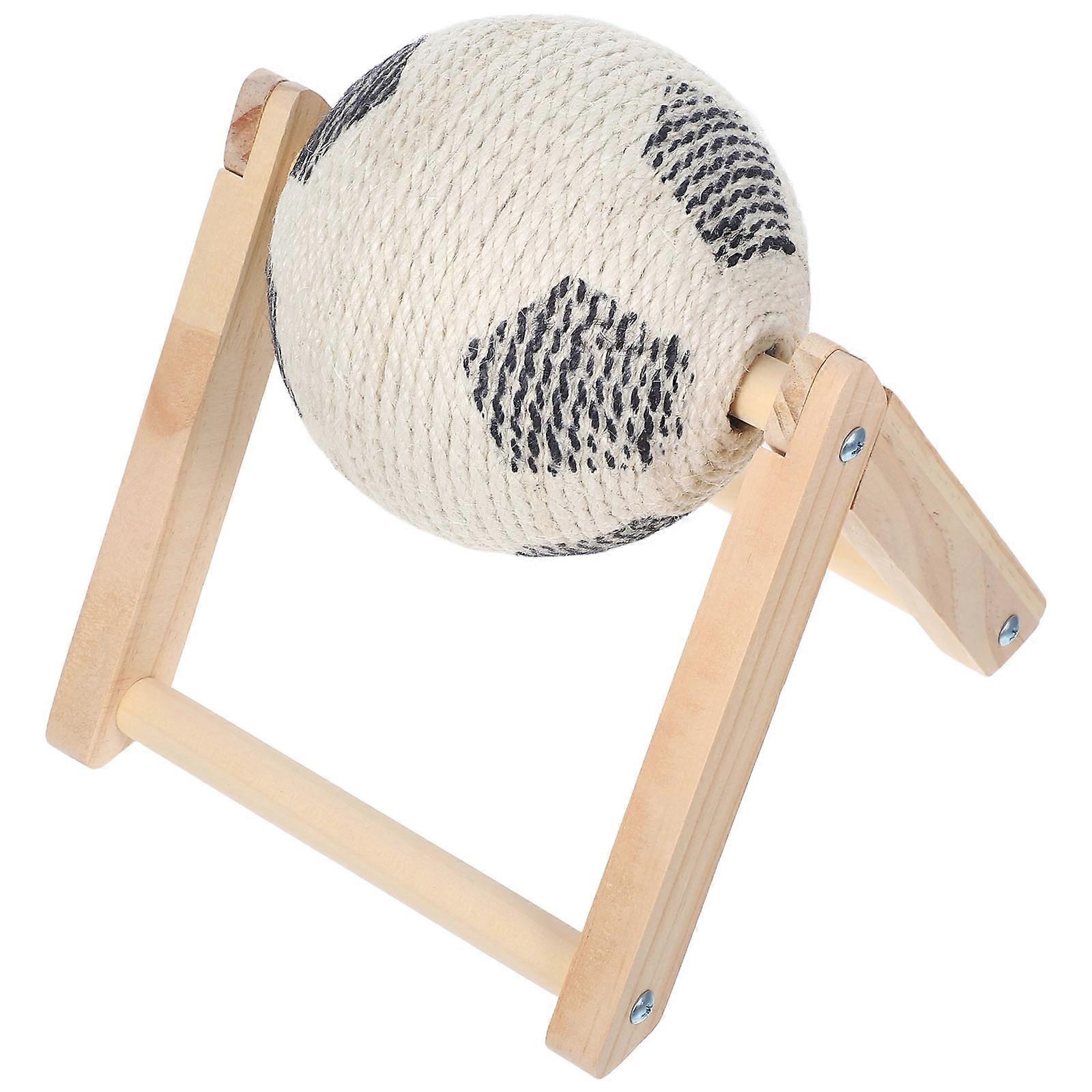 Sisal Cat Scratching Ball for Indoor Use Natural Claw Sharpening Play Toy for Kittens and Cats Promotes Exercise and Furniture Protection