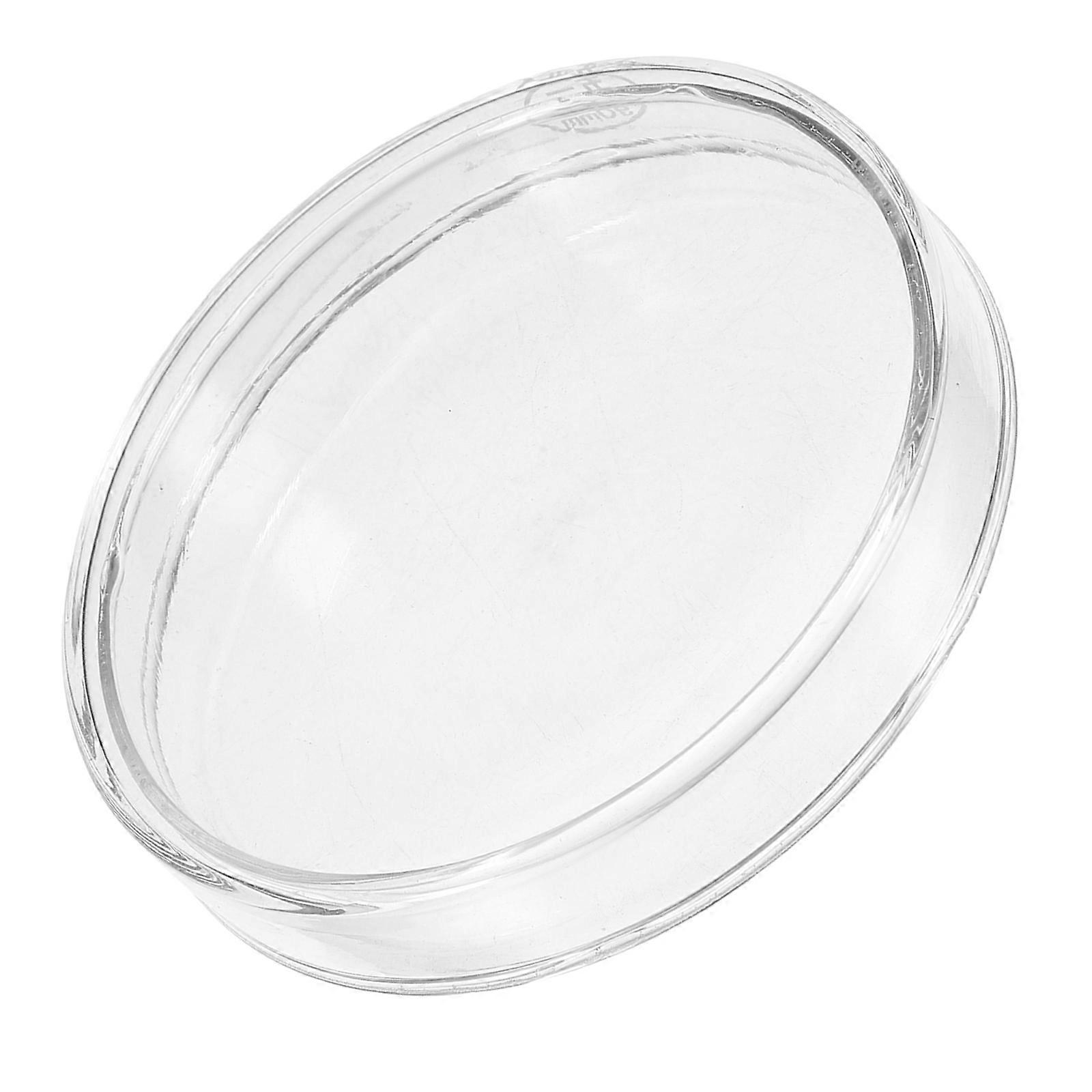 Cell Tissue Petri Plate Experimental Use 9.50X9.50X2.00CM Glass Flat Bottom Easy Cleaning 10PerSet