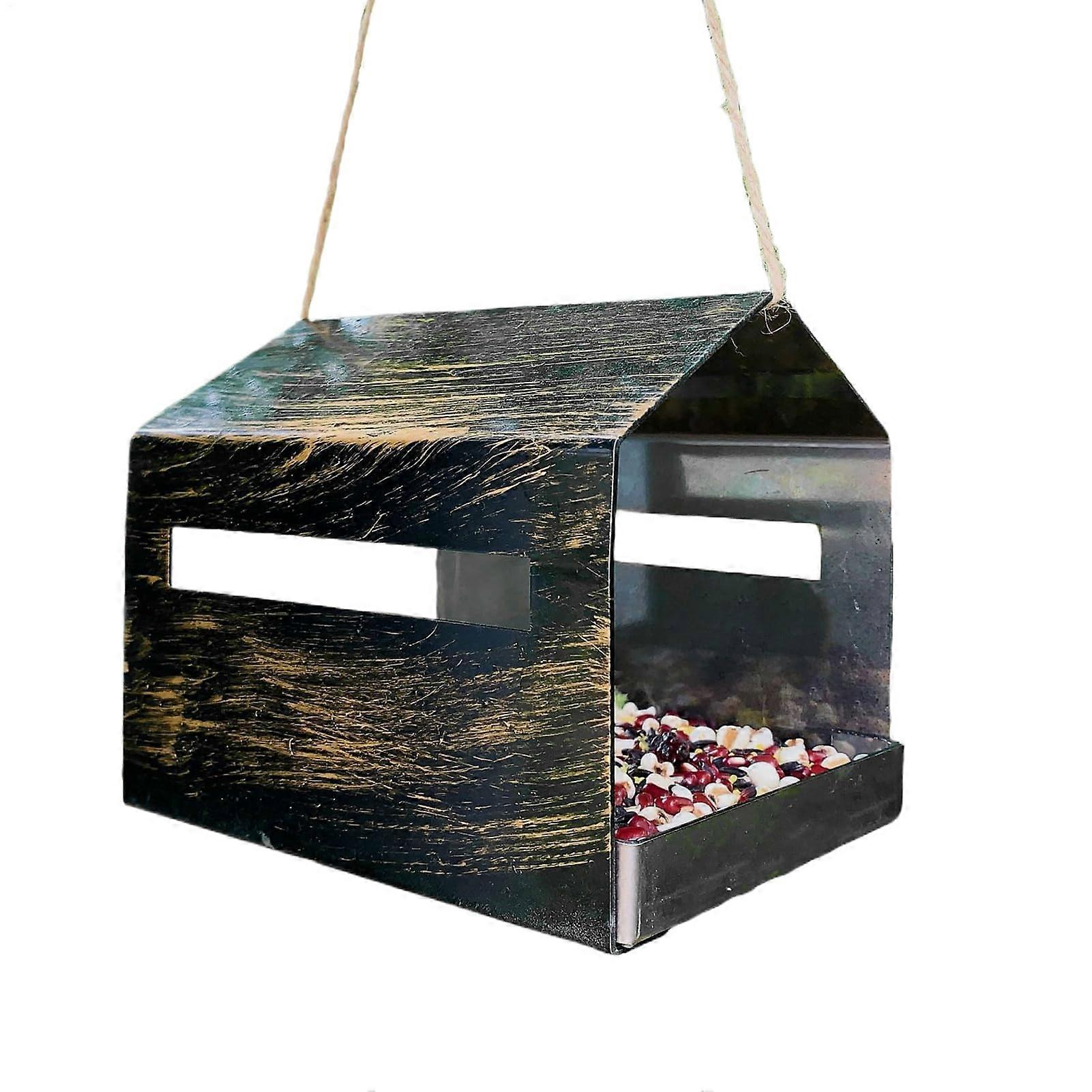Compact Hanging Bird House Feeder for Trees, Patios, Balconies, Windows