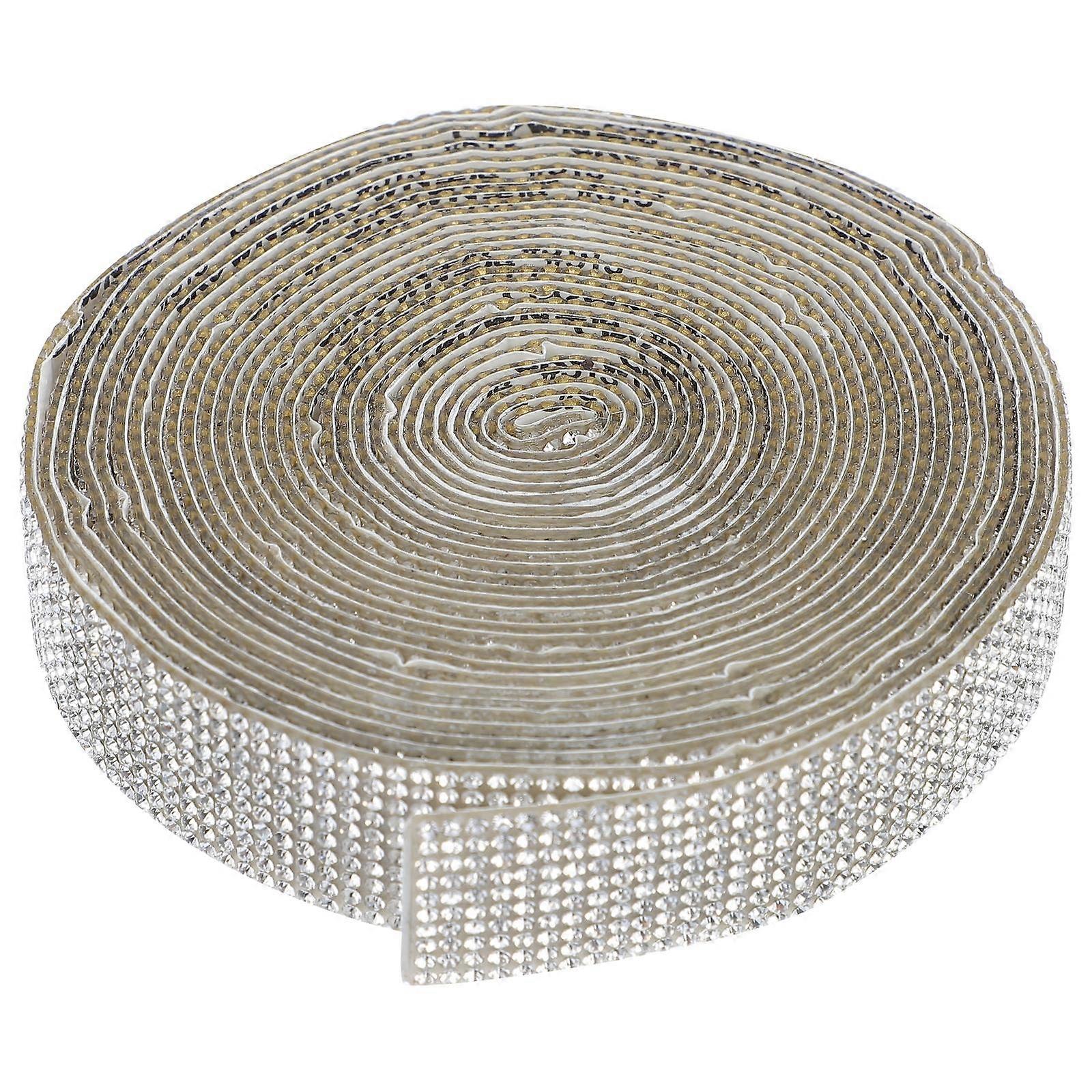 DIY Rhinestone Wrap Roll For Creative Crafting Suitable For Christmas New Year And Birthday Celebrations 5 Yards 1 Roll