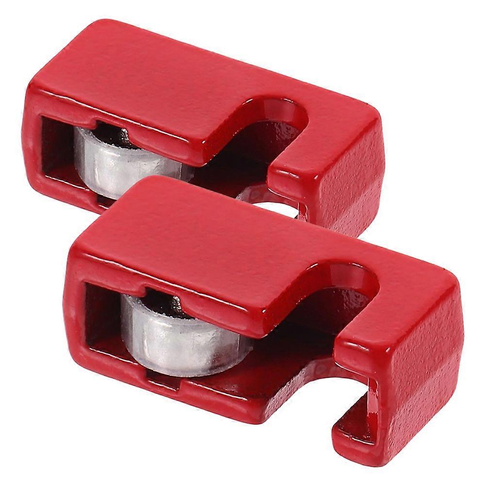 2pcs Doll House Tape Dispenser Decorative Metal Mini Model Vivid