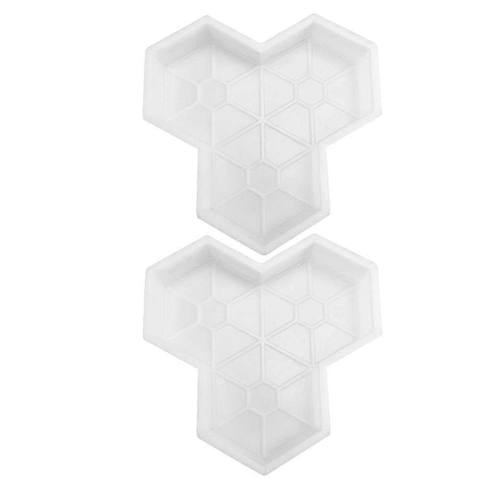 DIY Brick Mold For Sidewalks 2Pcs Maple Leaf Shaped Concrete Stepping Stone Molding Perfect For Patios And Squares