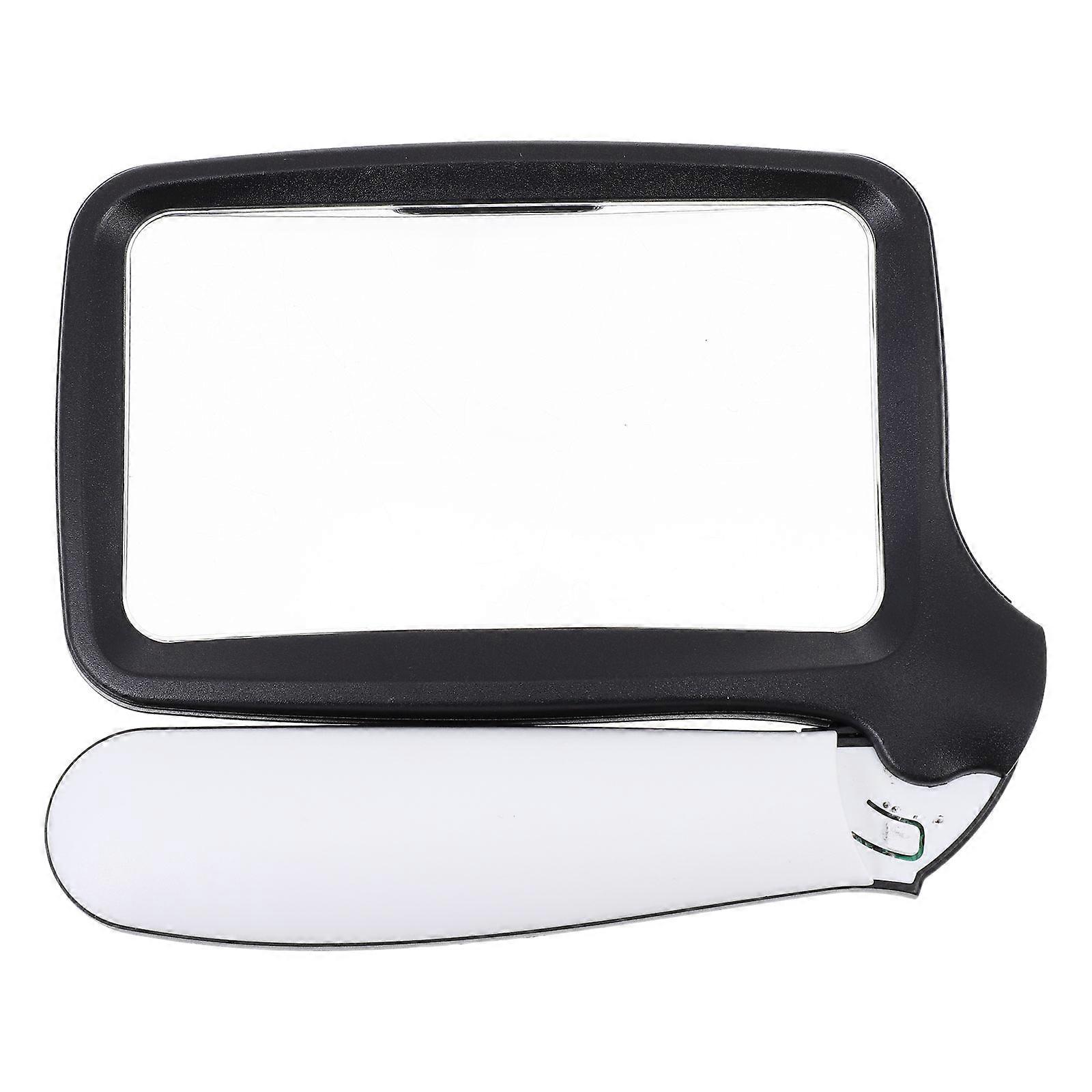 Handheld Reading Magnifier With LED Light For Elderly And Low Users Sized 26.5X12CM Offering Magnification In A Simple Design 1Set