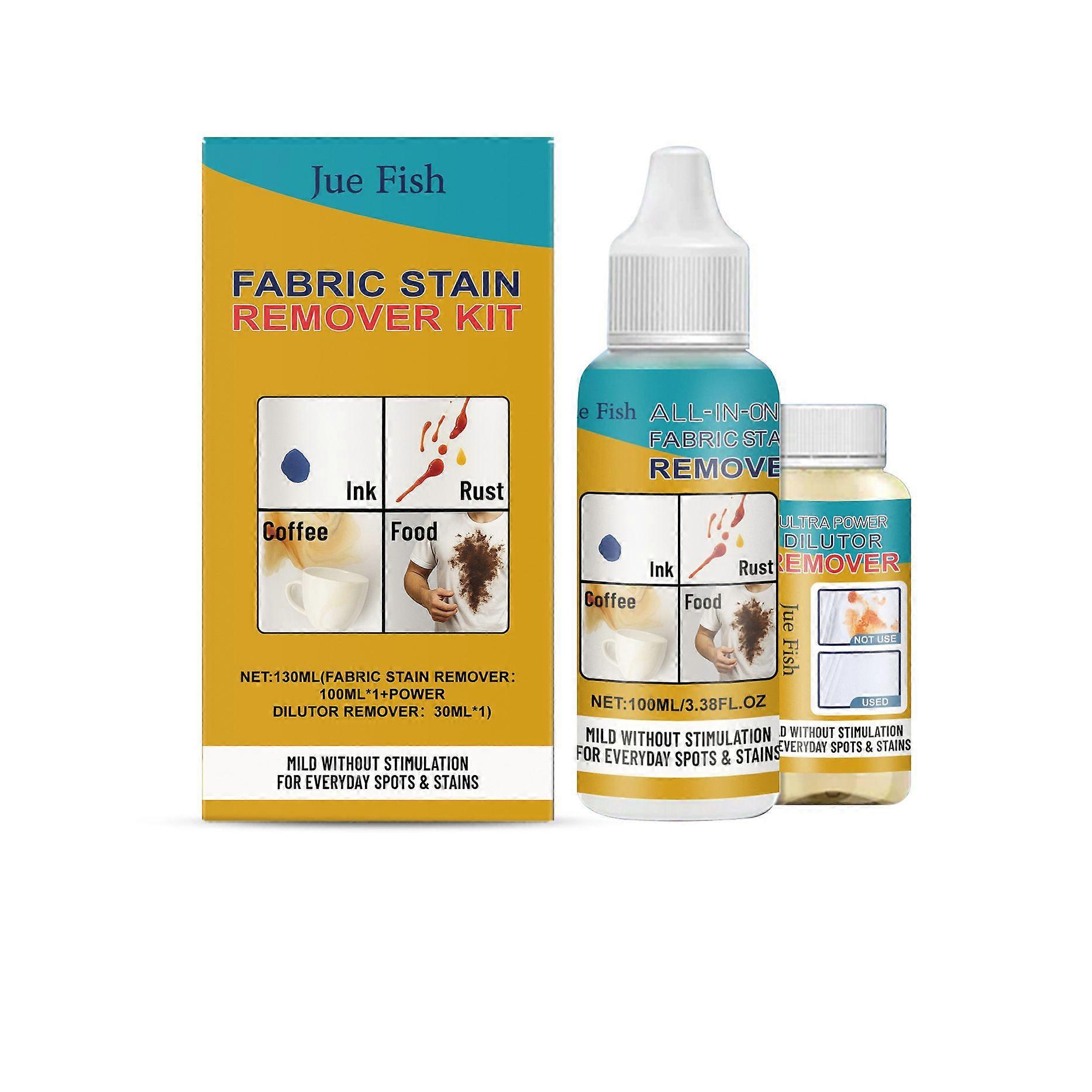 Fabric Stain Remover Set, Stain Remover Set for Clothes, Instant Stain Remover For InkRustCoffee & Food