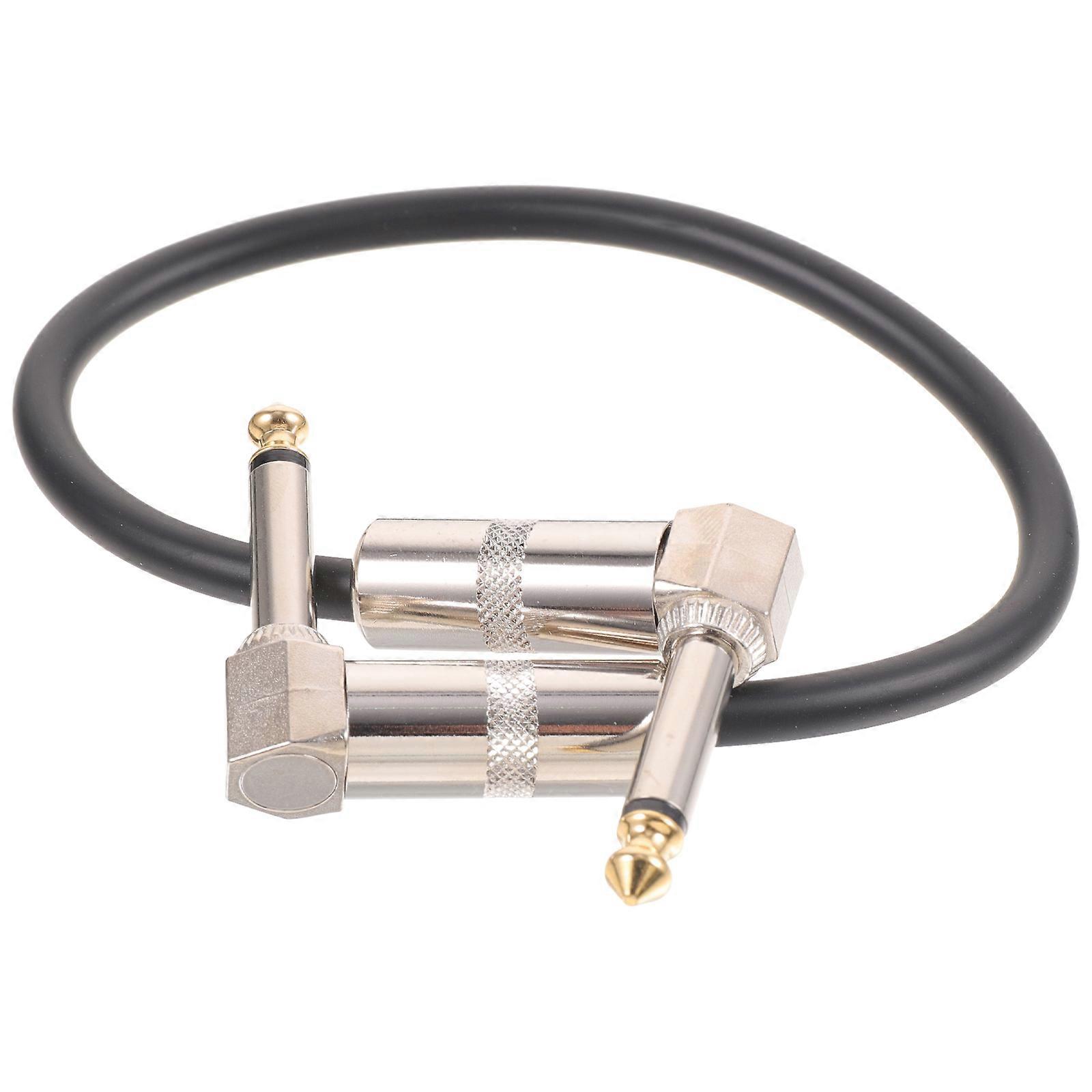 Electric Guitar Patch Cable Set Durable Audio Connection for Guitar and Bass Effects