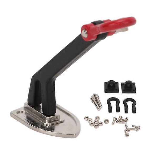 RC Car Winch Anchor Aluminum Alloy Lightweight Easy Install RC Crawler Anchor for 1/10 RC Crawler Black and Silver