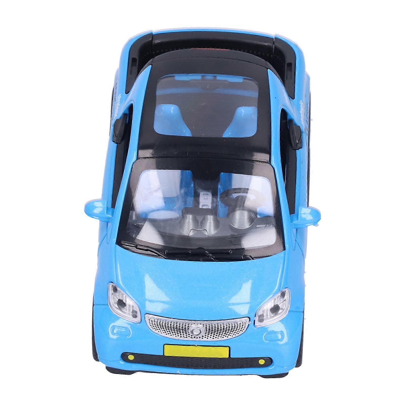 Pickup Truck Model Highly Simulation PullBack Car Vehicle Toy with Light Sound Effect(Blue )