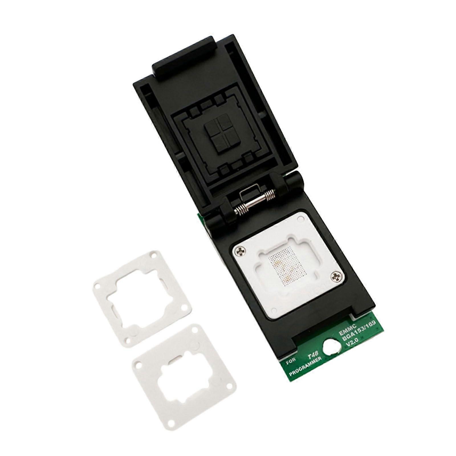 Reliable Contact EMMC BGA153 BGA169 Adapter Socket For T56 Programmer Adapter Probe Holder Studios Manufacturing