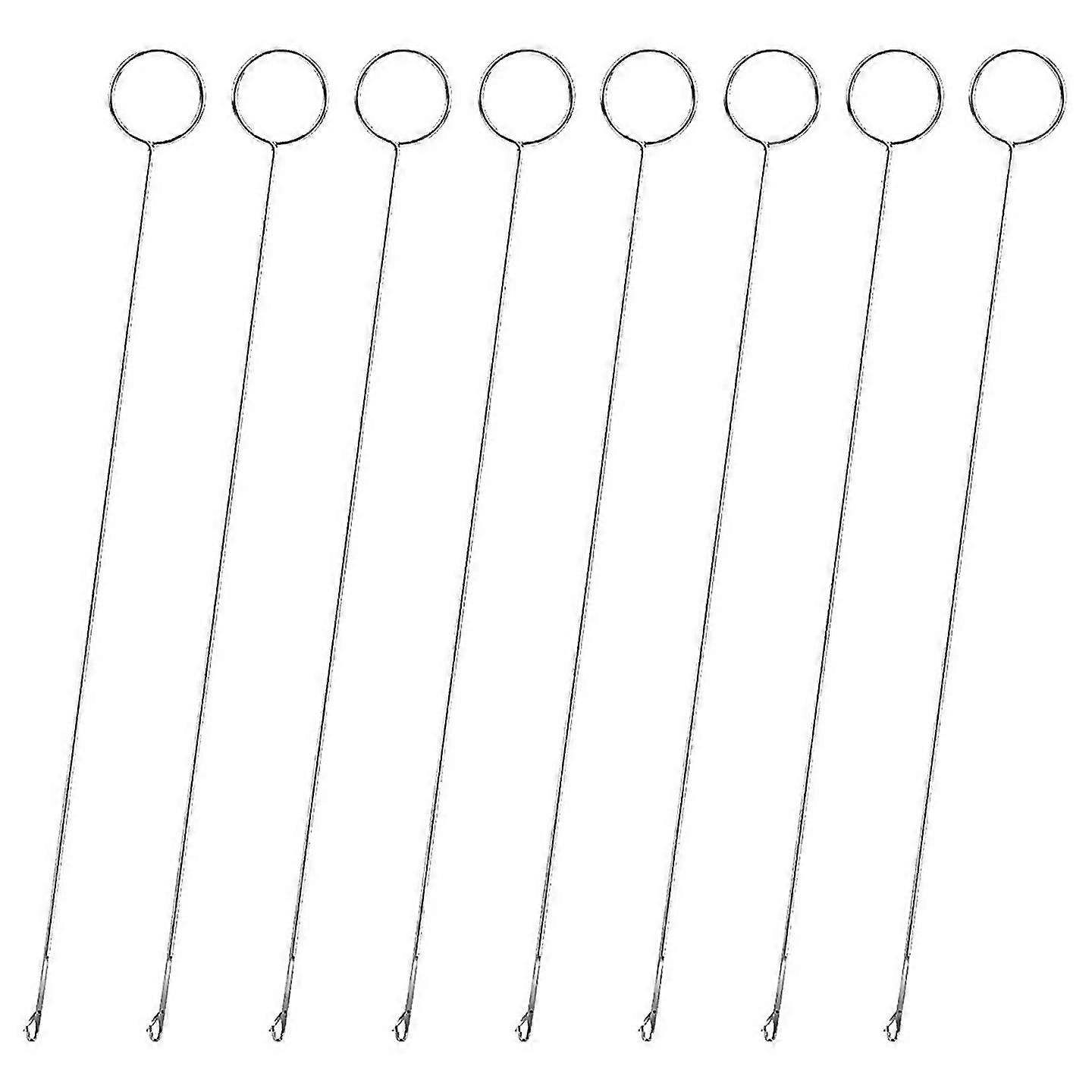 8pcs Sewing Loop Turner Hook Loop Turner Sewing Tool Needle Hooks With Latch Crochet Sewing Supplies