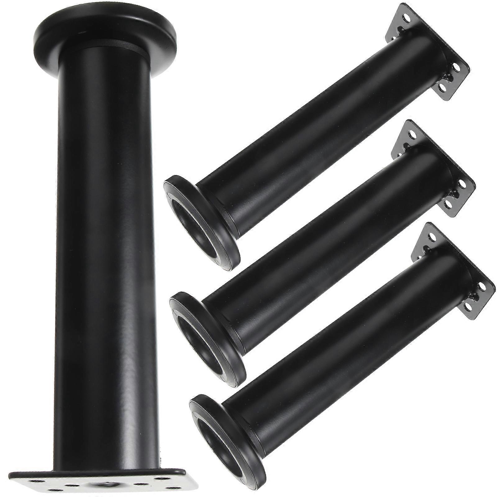 Adjustable Support Feet Bed Frame Riser For Home Improvement Black 4Pcs