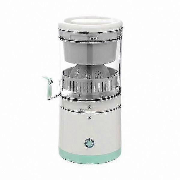 Compact Electric Juicer for Fresh Juice Extraction, White Finish