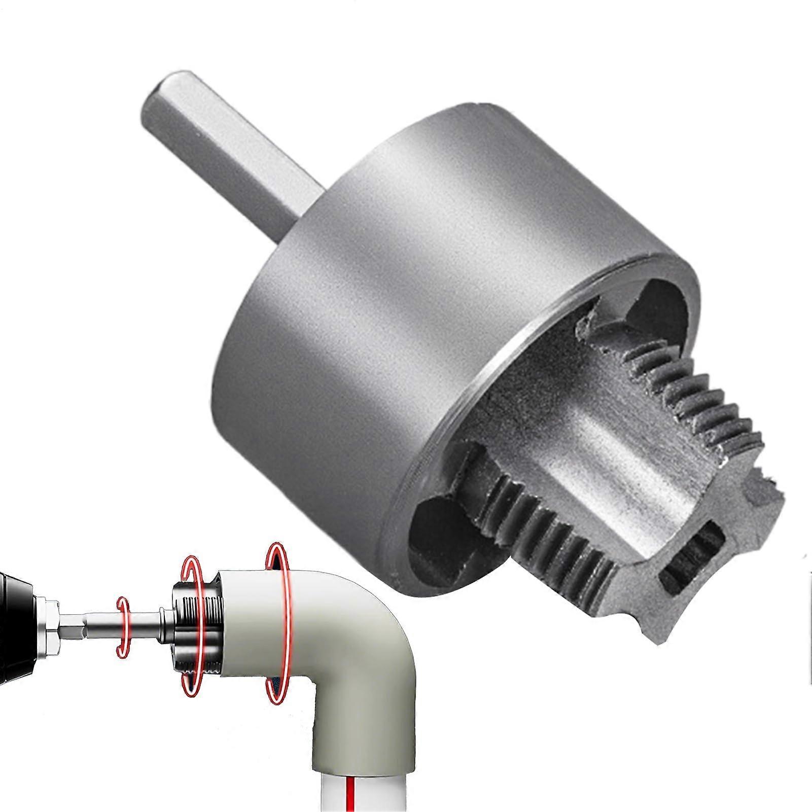 PVC Pipe Thread Cutter and Former for Plastic Pipes with Internal and External Thread Inserts 3/4 Inch