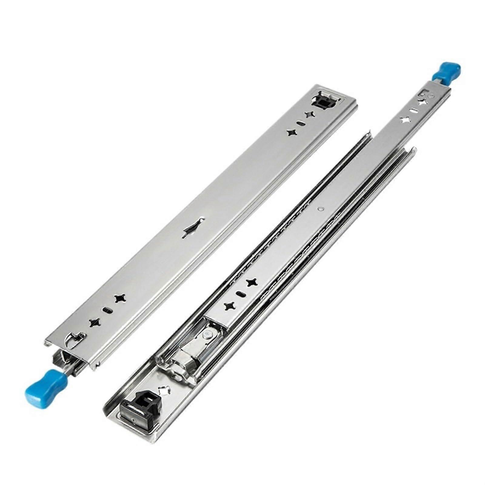 120kg Full Extension Drawer Runners Lockable Drawer Runners / Rails 2501500mm 4WD Trailer Fridge Slide One Color 20inch(500mm)
