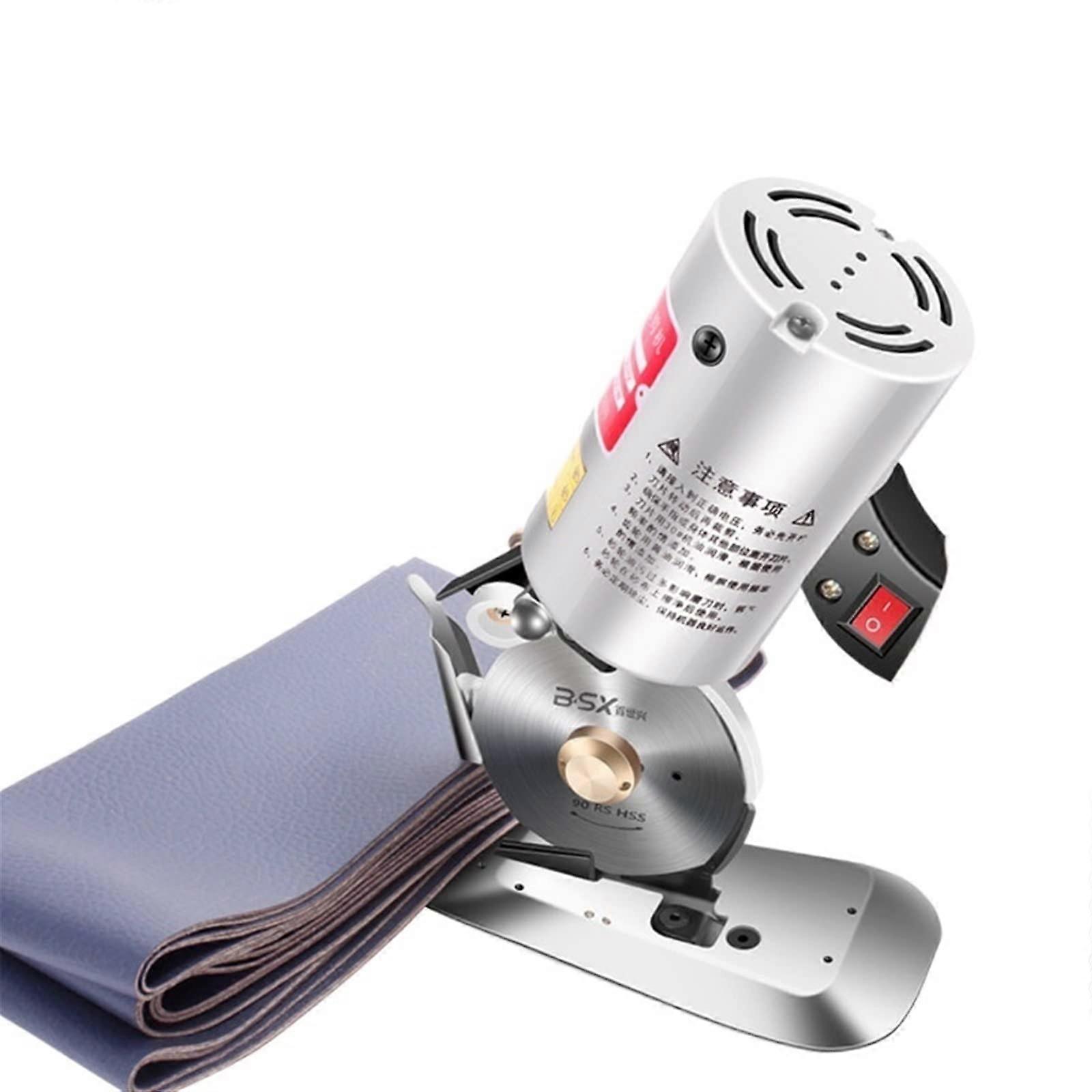 Electric Fabric Scissors with Powerful Motor, Efficient Cutting Machine Kit, Versatile Round Blade for Crafting and Sewing