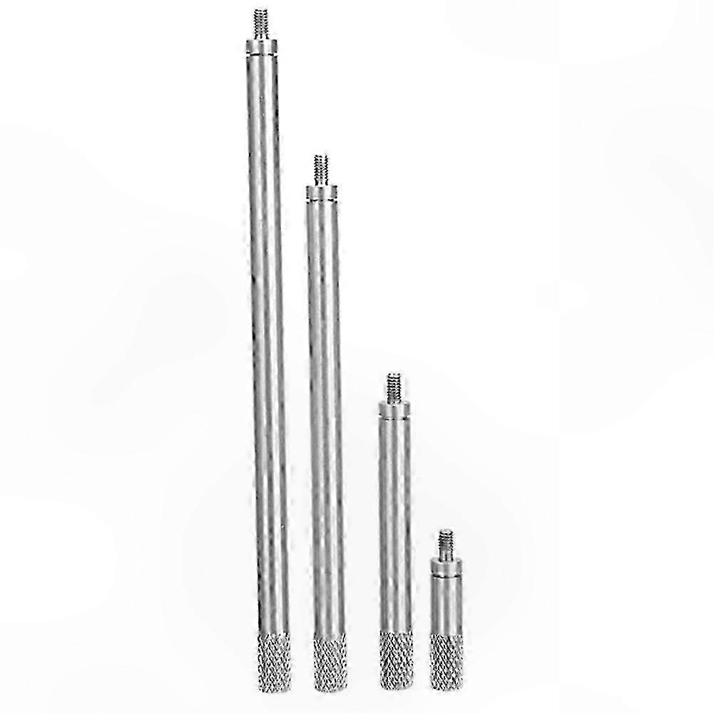 4-Piece Digital Indicator Set, 5mm Diameter, Extendable Stems, Lengths 25/50/75/100mm