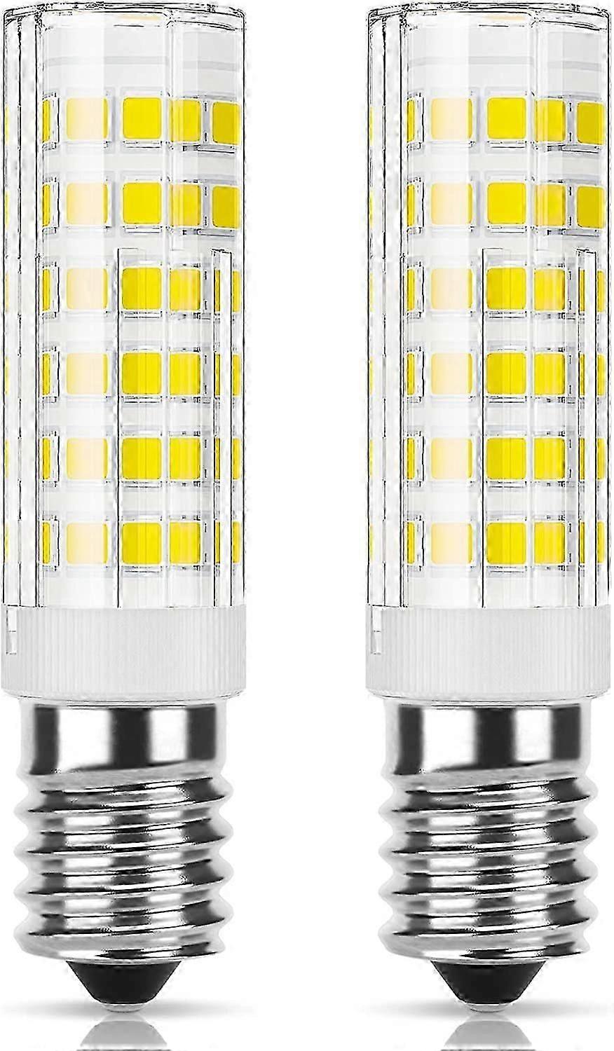 2pc E14 LED Bulb 9W Hood,50W Halogen Equivalent,400LM,Cool White 6000K,Screw,Not Dimmable[Energy Class E]
