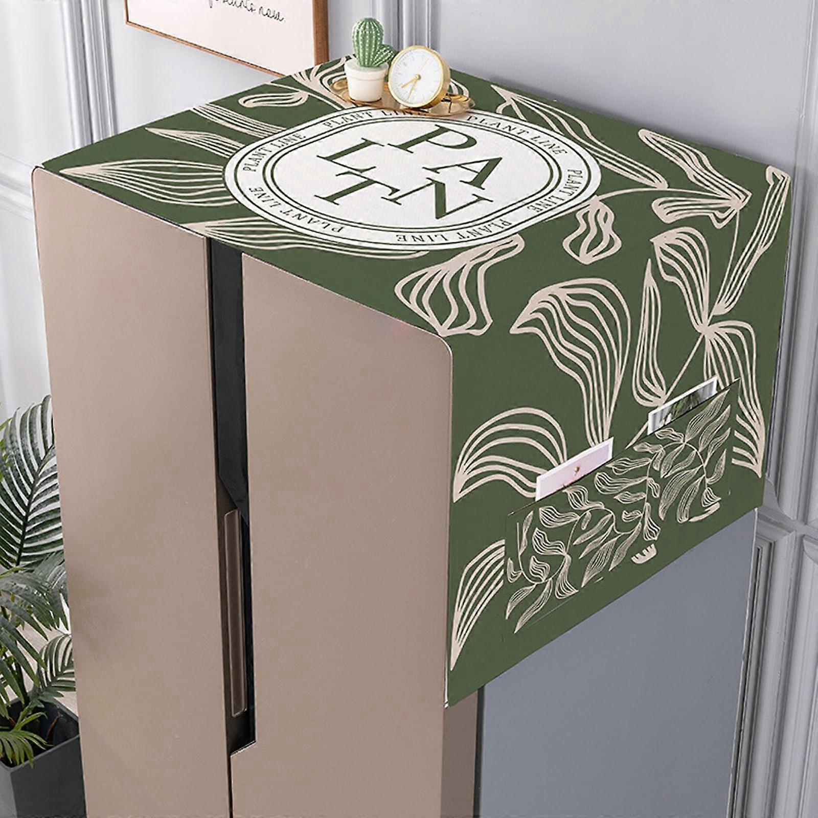 Refrigerator Cover, Dust Protector for Washing Machine, Microwave Ovens, with Storage Bag, J Style 70*180cm