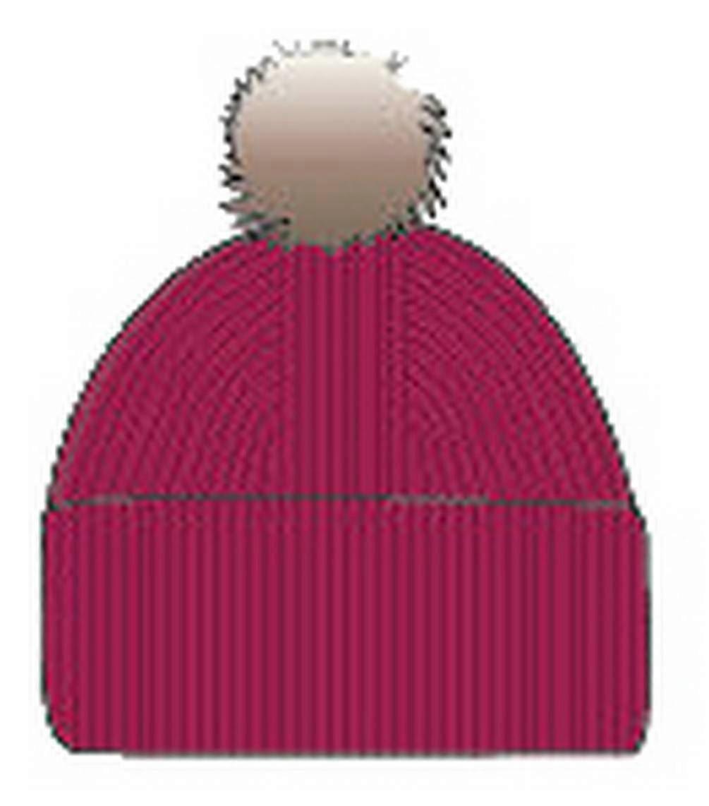 Falke Merino X-Fine Pompom Beanie - Magenta Pink