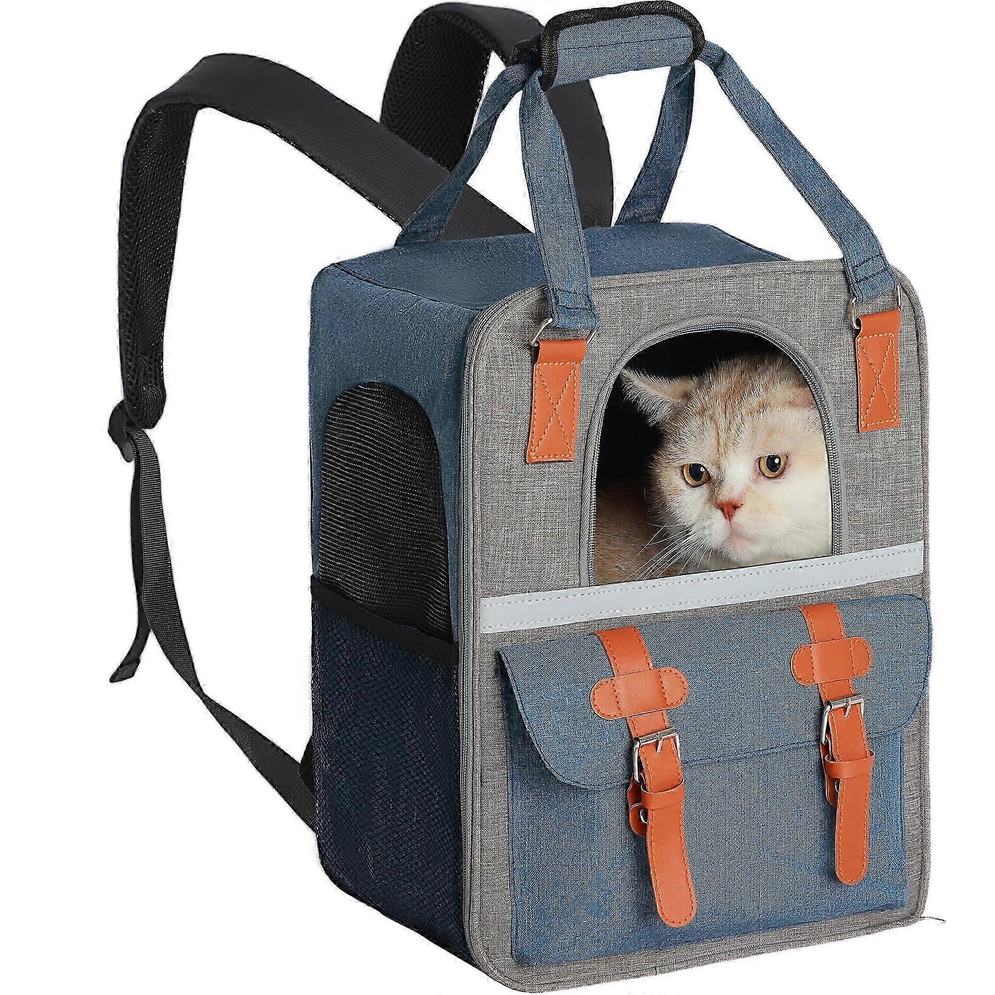 Safe and Ventilated Pet Travel Backpack for Small Pets