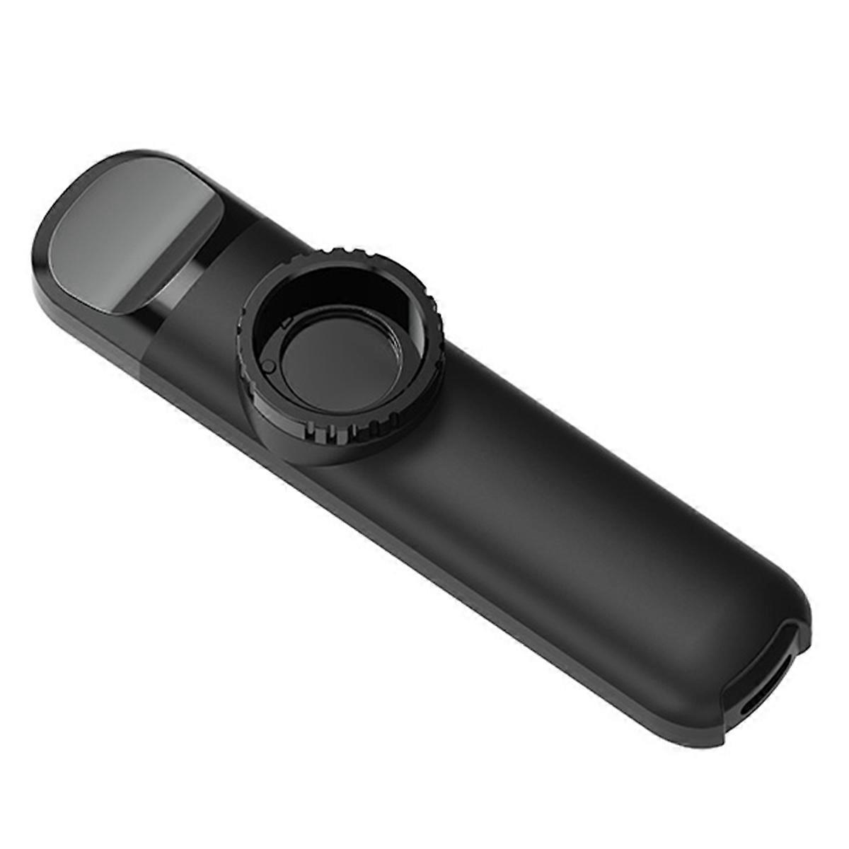 Portable Kazoo Flute with Lanyard Fun Musical Whistle Toy Black