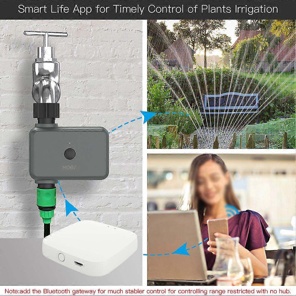BT Water Timer Smart Irrigation 50ft Range IP55 Waterproof Outdoor