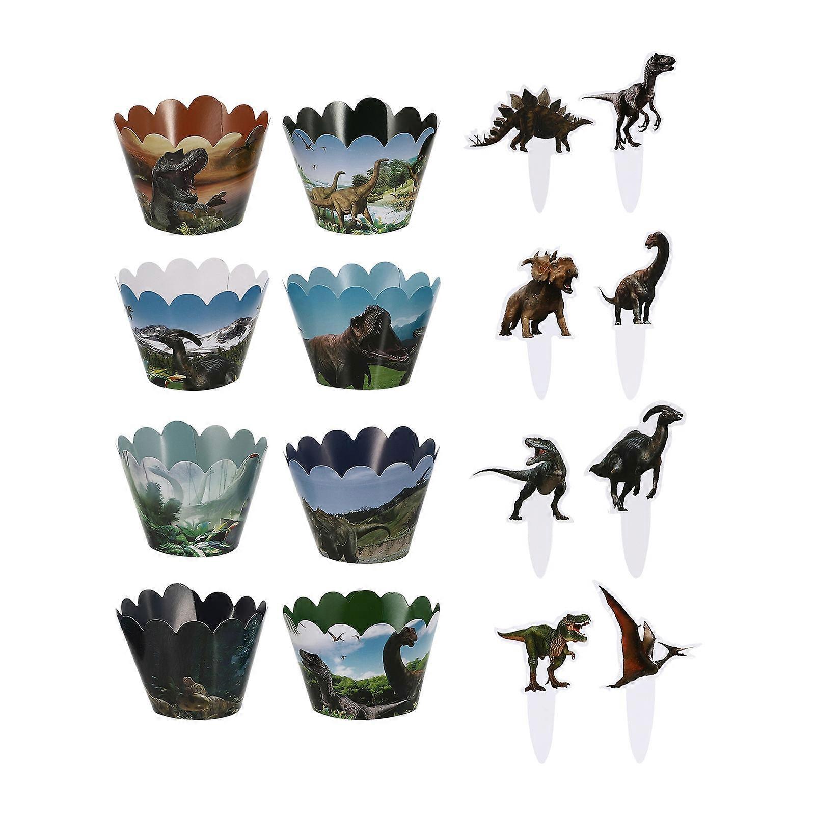 Cake Picks Creative Cake Wrappers for Cakes Paper Material in Assorted Color Decoration Function 48Pcs