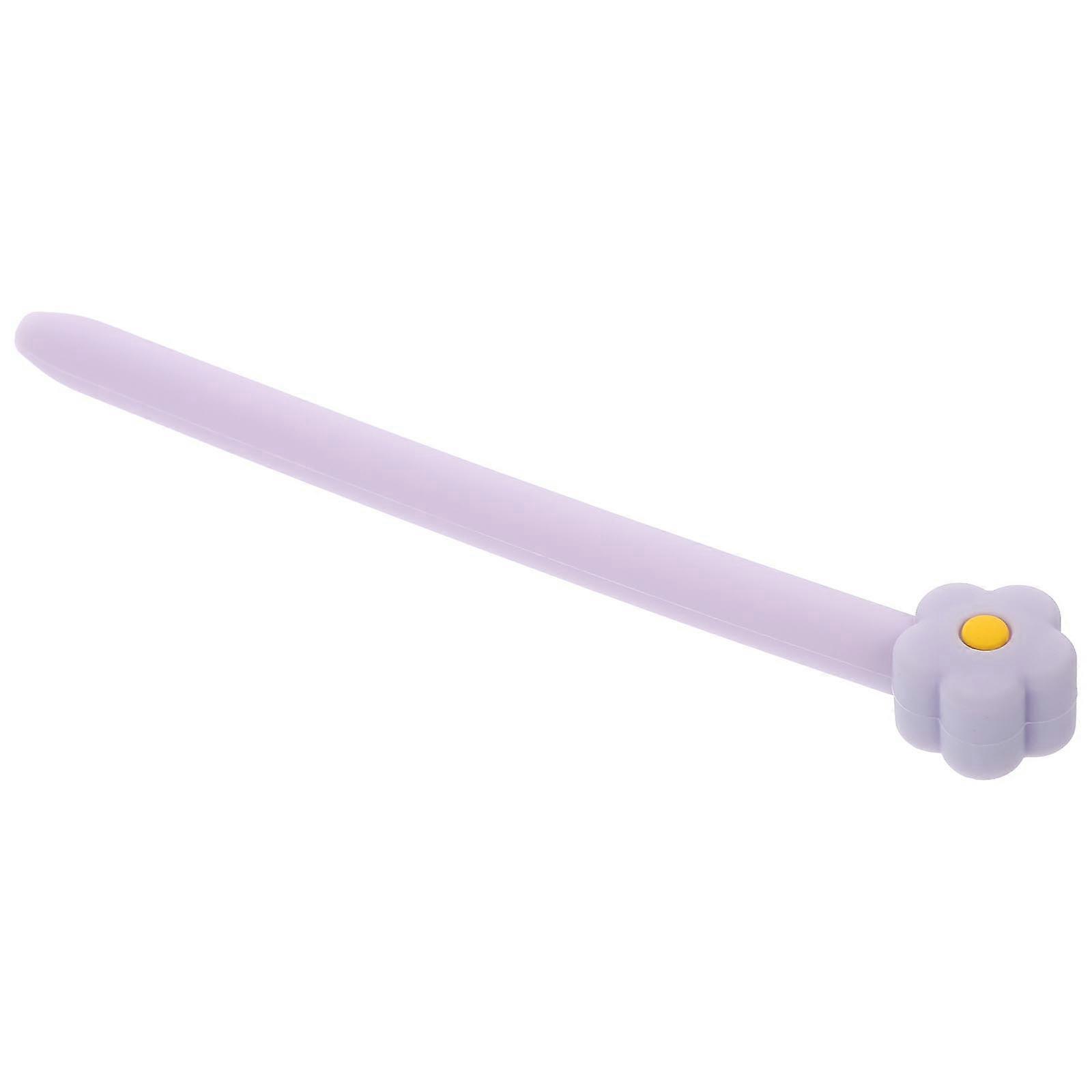 Pencil Tip Protector Flower Design Compatible with Apple Pencil 2 Purple Silicone Scratch-Resistant Function 1Pc