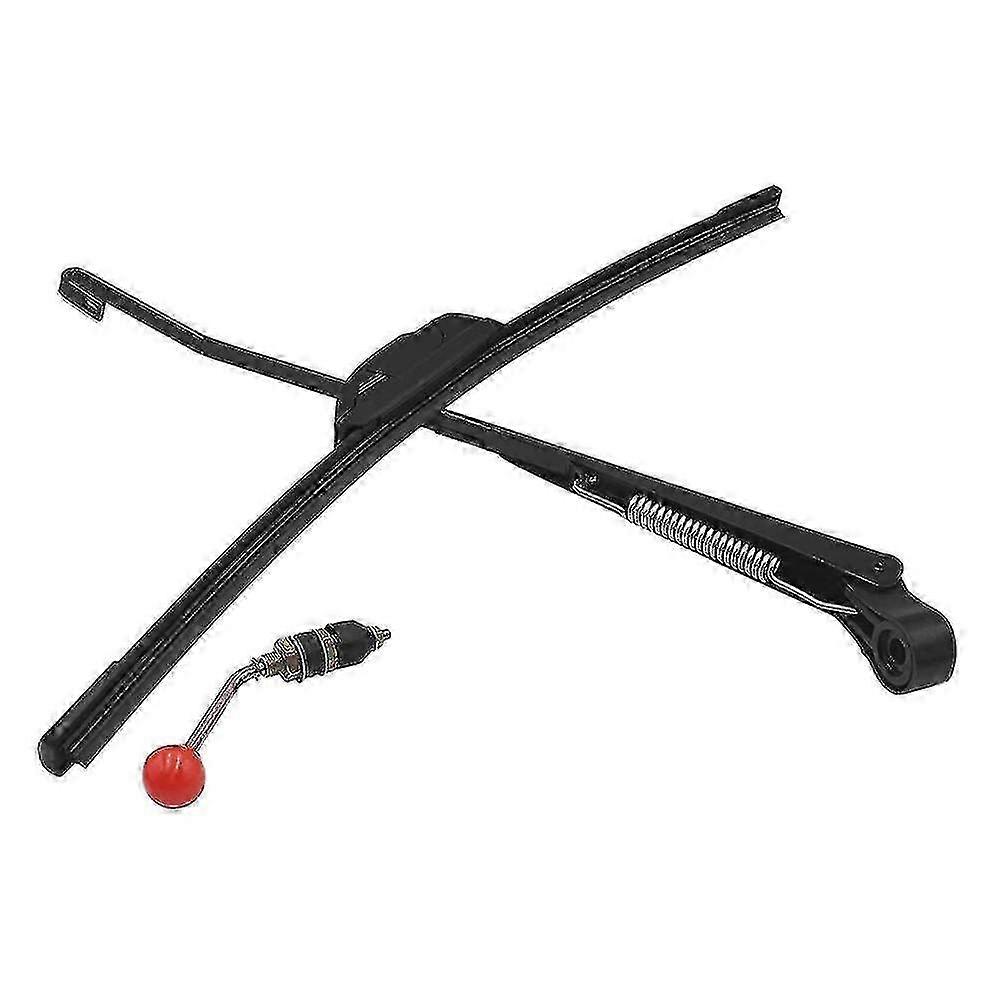 Manual UTV Wiper Kit for Polaris Ranger Rzr 800 900 1000 with Can Am & Honda, 350x400mm, 15.7-Inch Wiper Size