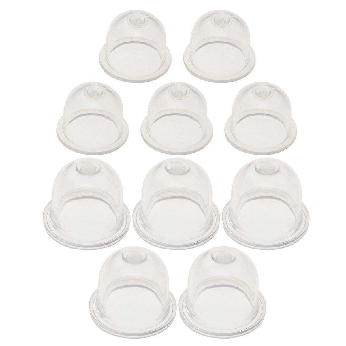 10 Pcs Primer Bulb Fuel Pump Carburetor Primer Bulb For Hedge Mower Chainsaw Hedgerow Picking Machine - Size:22mm