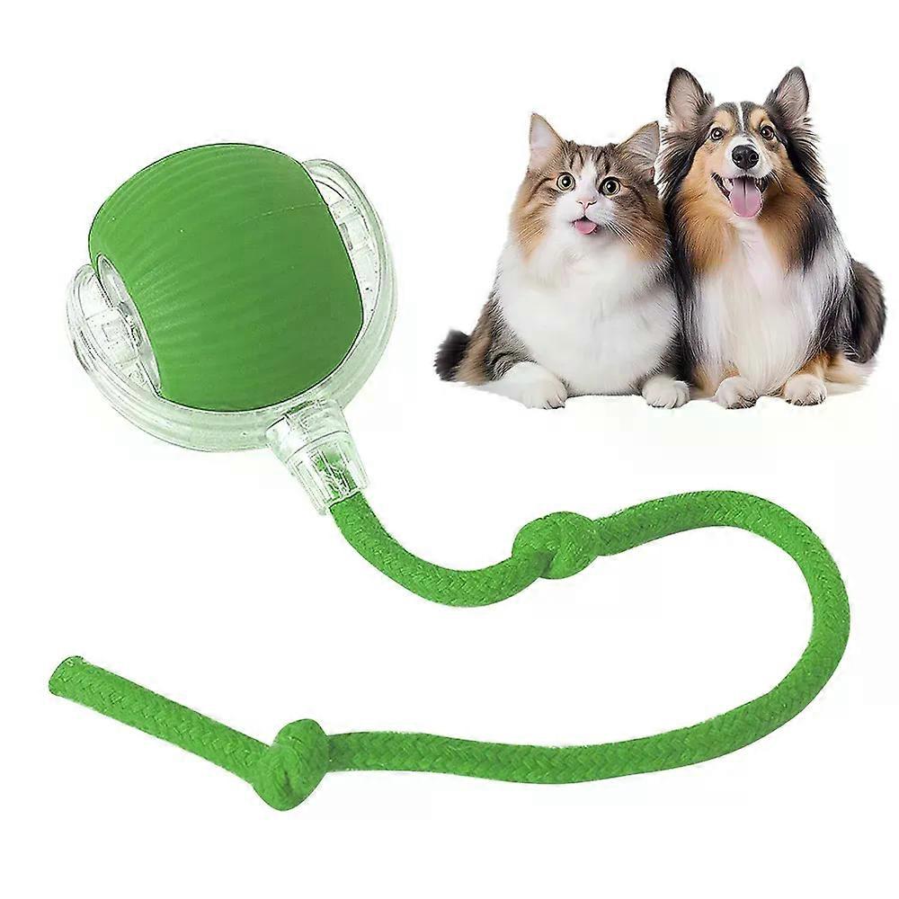 Cat Toys Interactive Automatic Rolling Ball with Tail 3-Mode Rechargeable Smart Pet Electric Toy Cat Training Imitate Mouse