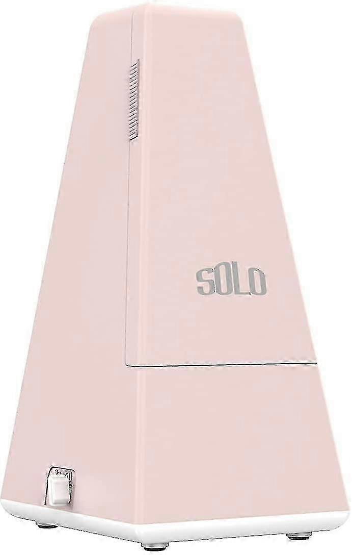 Mechanical Metronome with Loud Sound - Pink Color for Piano, Drum, Violin, Guitar & Saxophone Macaroon