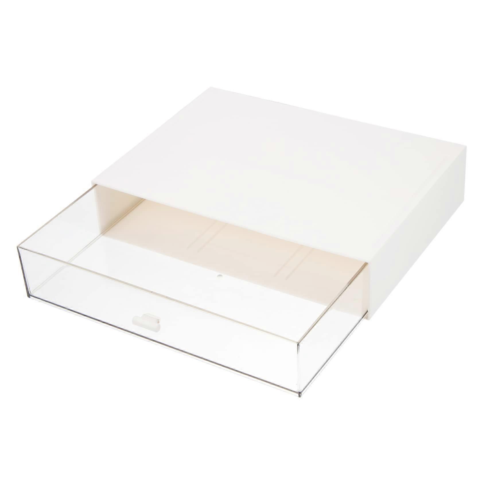 Stackable Drawer Type Desktop Organizer for Bathroom Office Space Saving