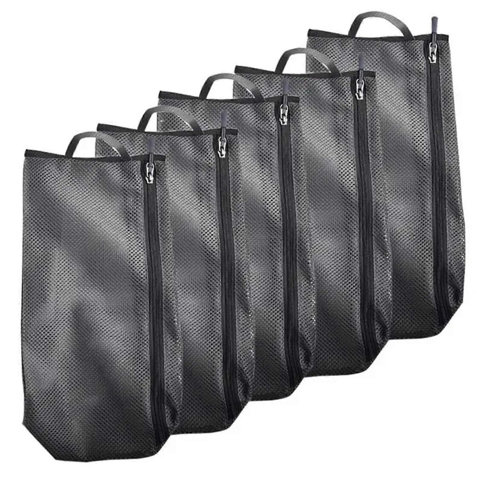 Waterproof Bag for Diving with Weight Belt Pockets, Mesh Snorkel Gear Bag, Zipper Dry Bag (5 Pack)