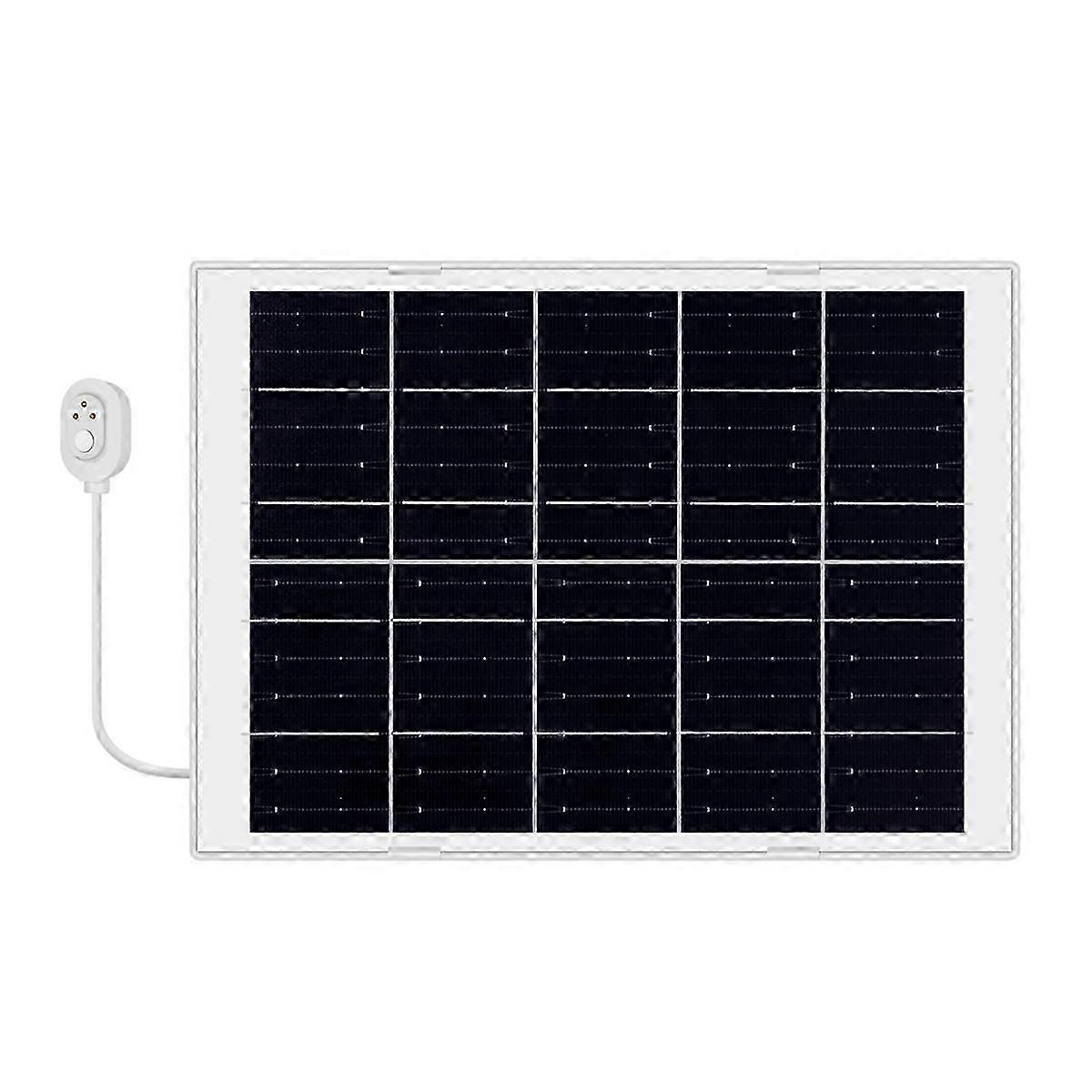 8W Solar Panel with Extension Cable for Camera Security Camera